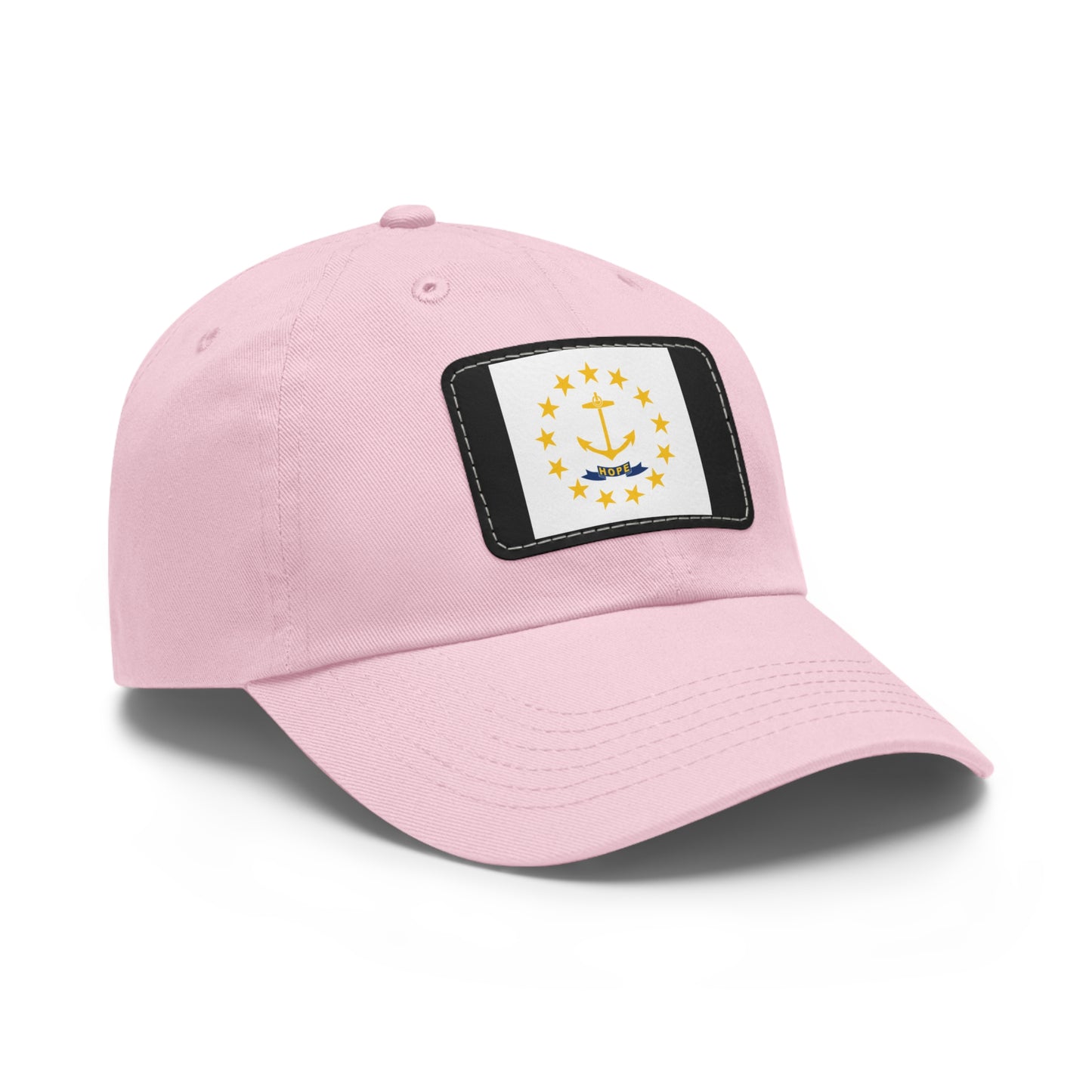 Flag Village USA Rhode Island State Flag Hat Cap with Leather Patch