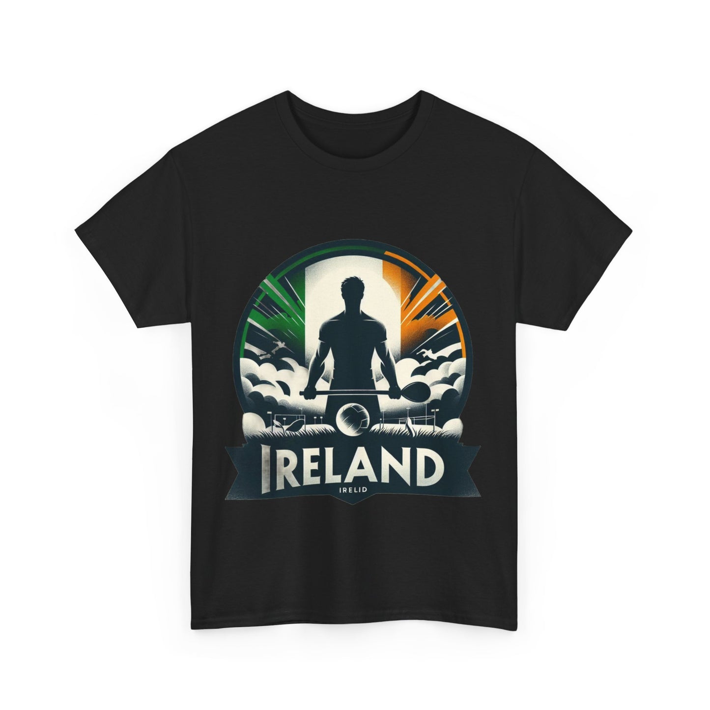 Flag Village Ireland Sporting Flag T-SHIRT Heavy Cotton Tee IRL0005