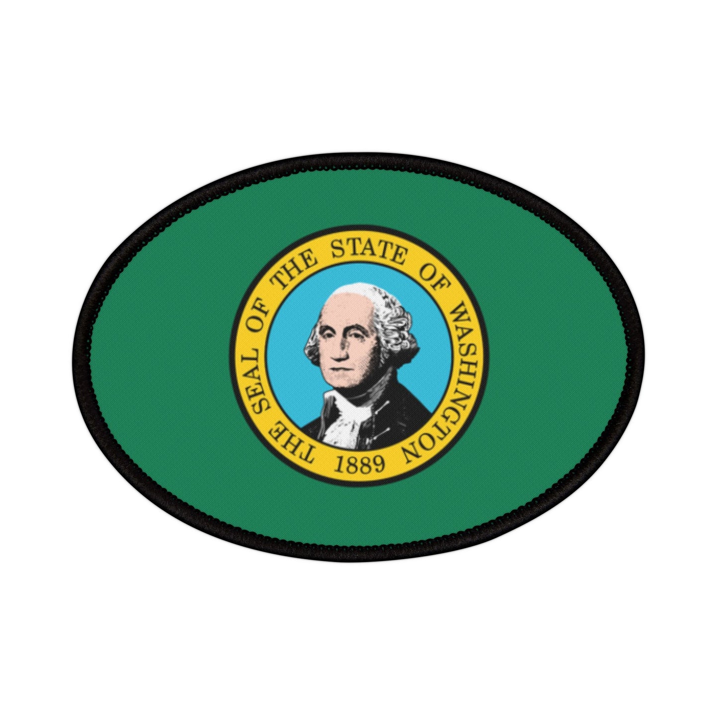 Flag Village Washington State Flag Embroidery Iron-On Patches