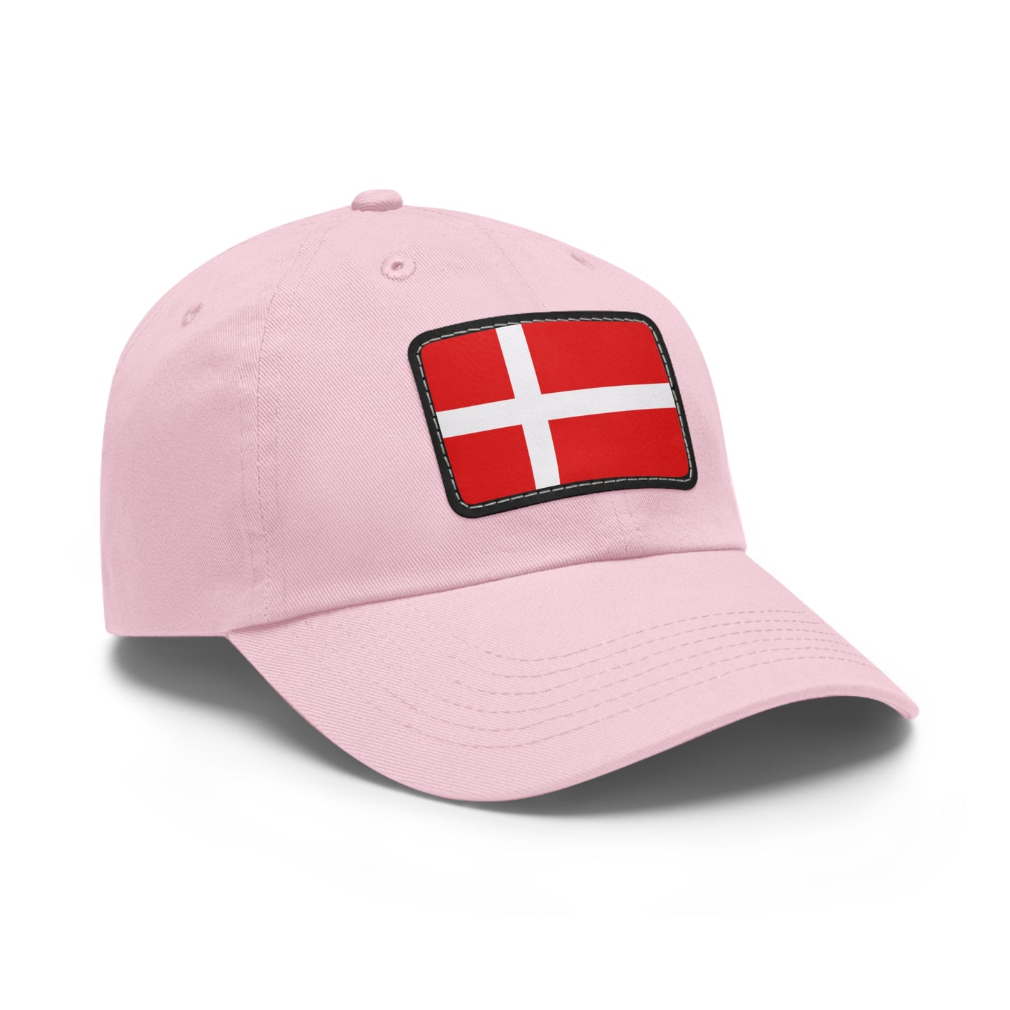 Flag Village Denmark Flag Hat Cap with Leather Patch
