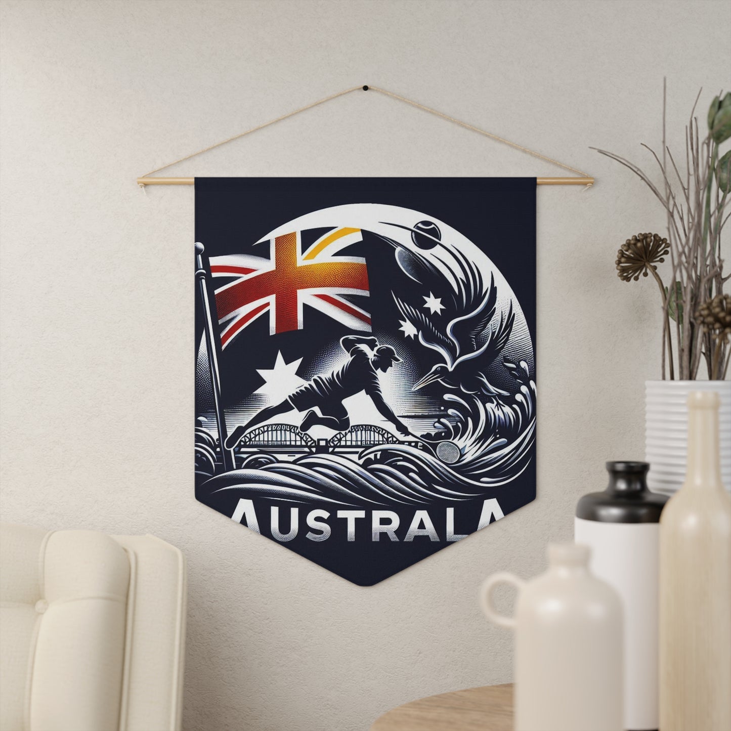 Flag Village Australia Flag Pennant Sporting Home Wall decoration AUS0002