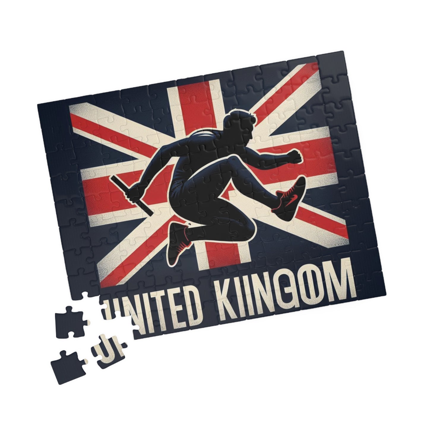 Flag Village United Kingdom Sporting Flag Puzzle (110, 252, 520, 1014-piece) UK0021