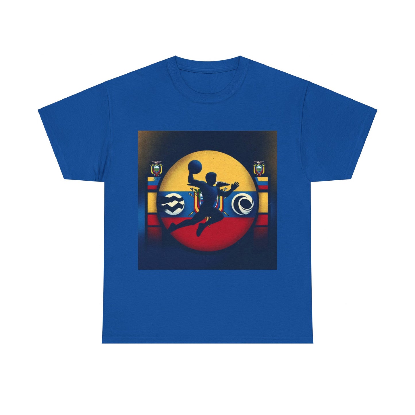 Flag Village Ecuador Sporting Flag T-SHIRT Heavy Cotton Tee ECU0005