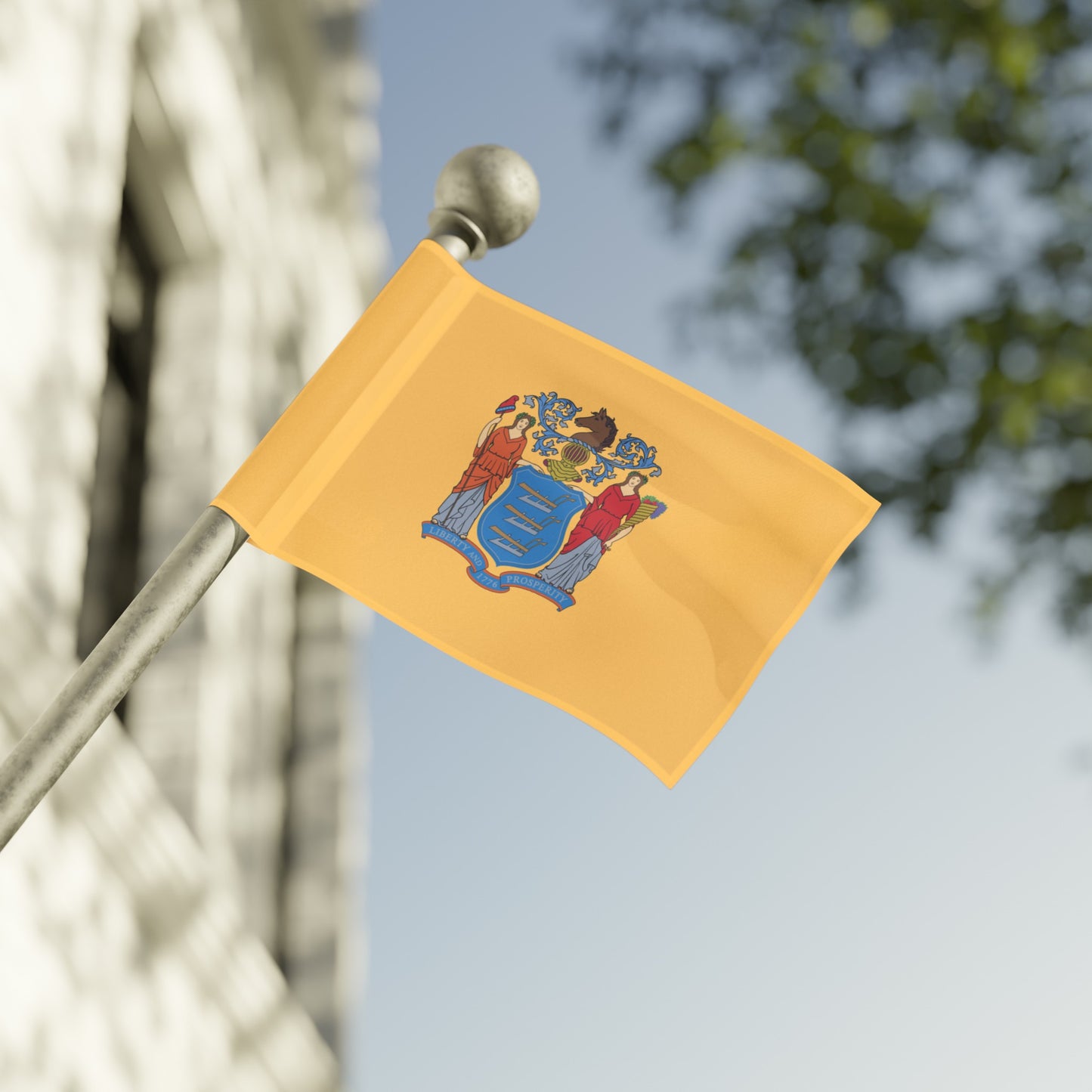 Flag Village USA New Jersey State Flag 18" x 12" / 36" x 24" / 60" x 36"