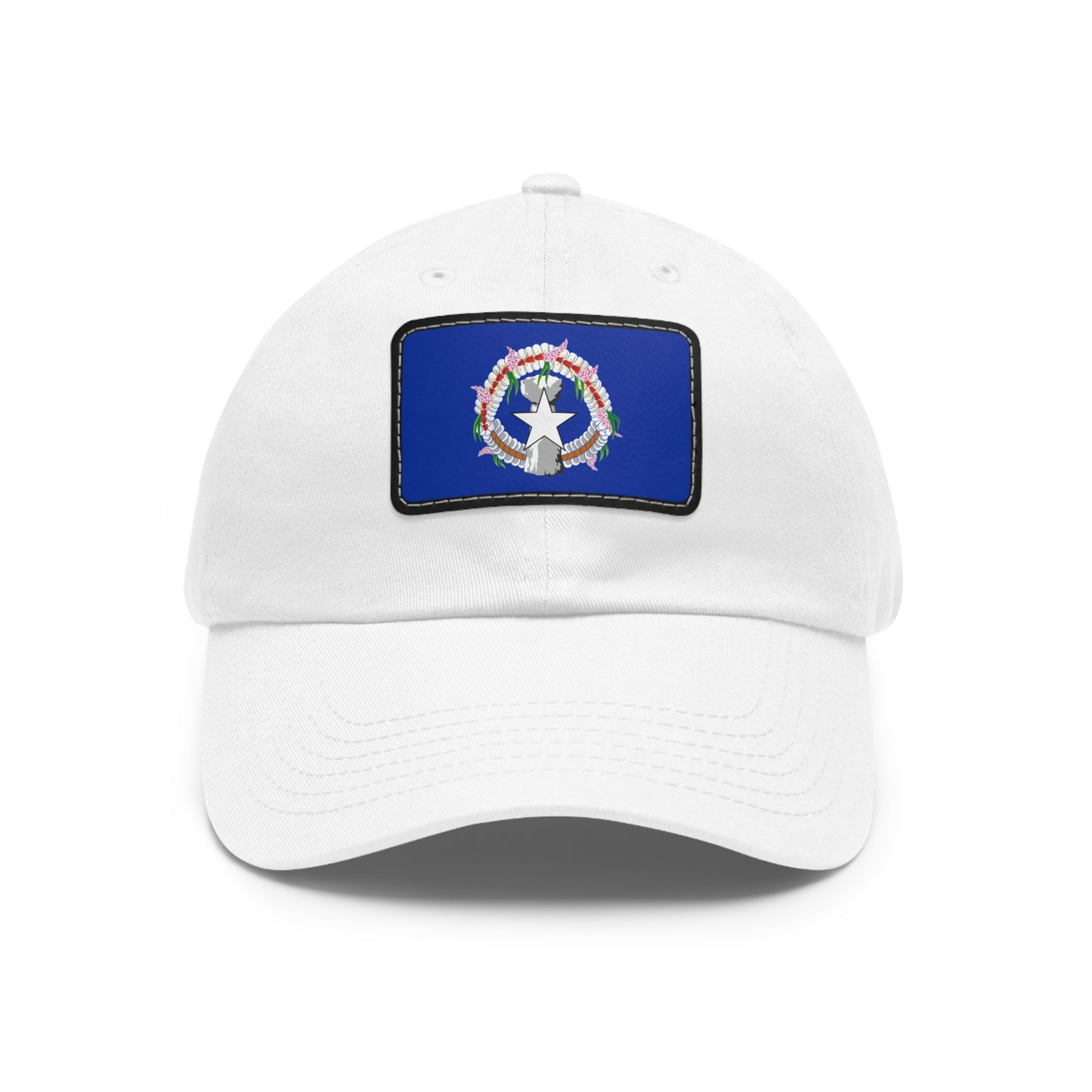Flag Village USA Northern Mariana Islands State Flag Hat Cap with Leather Patch
