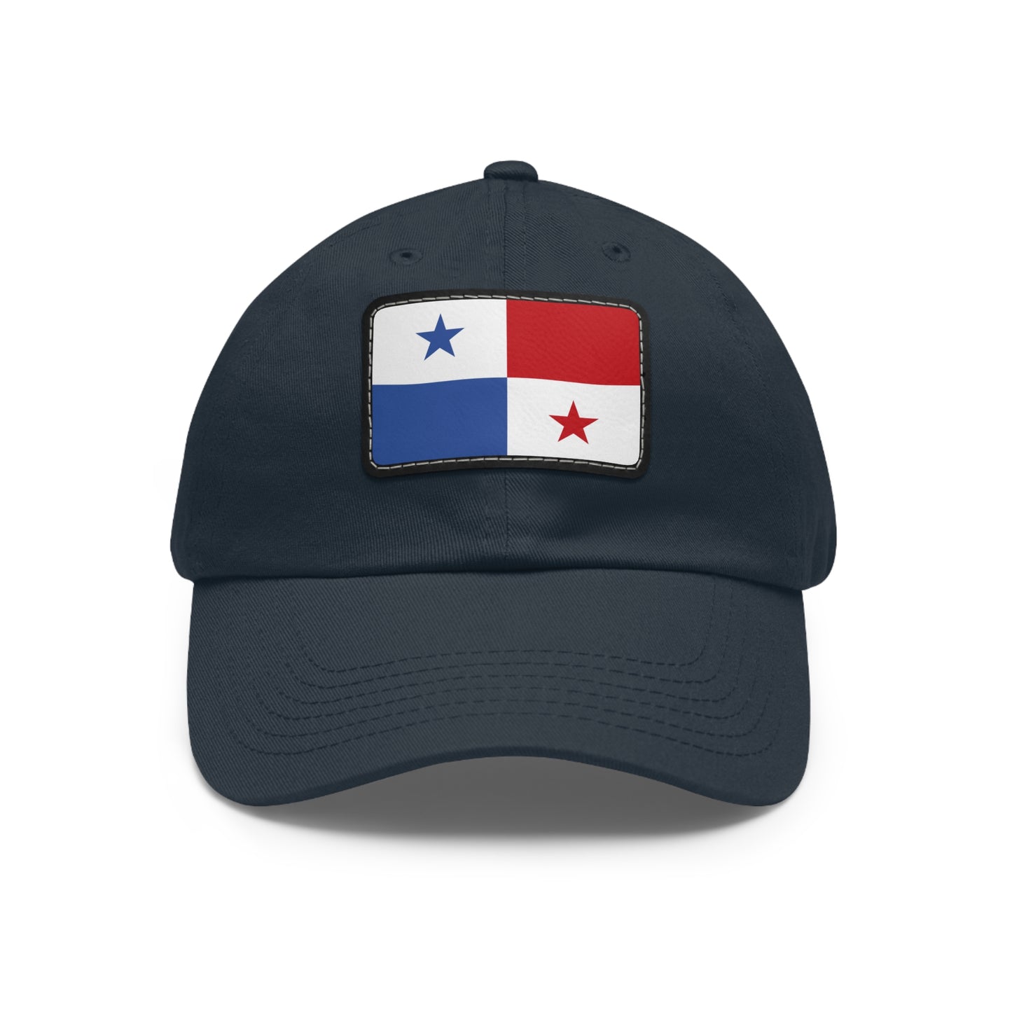 Flag Village Panama Flag Hat Cap with Leather Patch