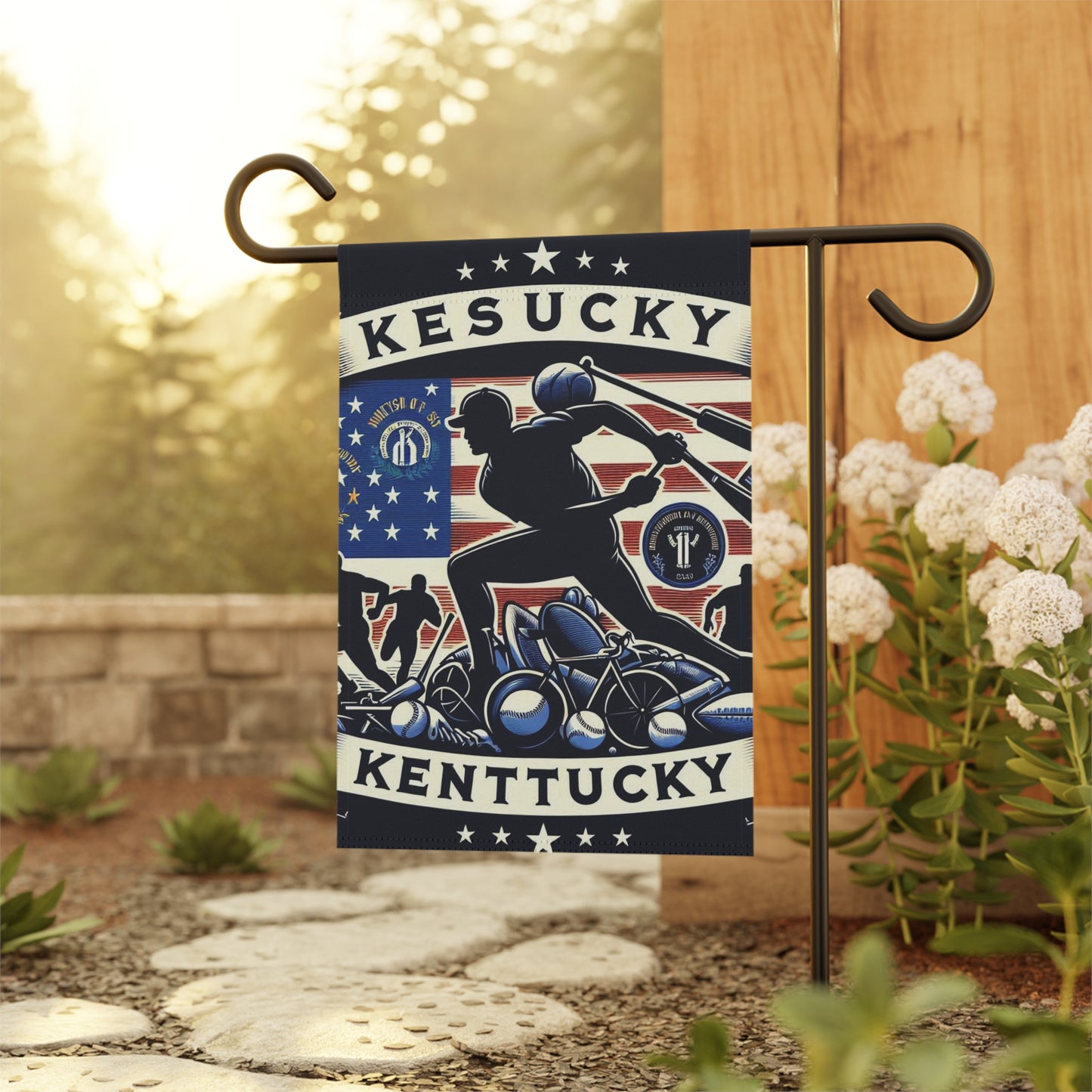 Flag Village Kentucky State Flag Sporting Garden & House Banner KY0002