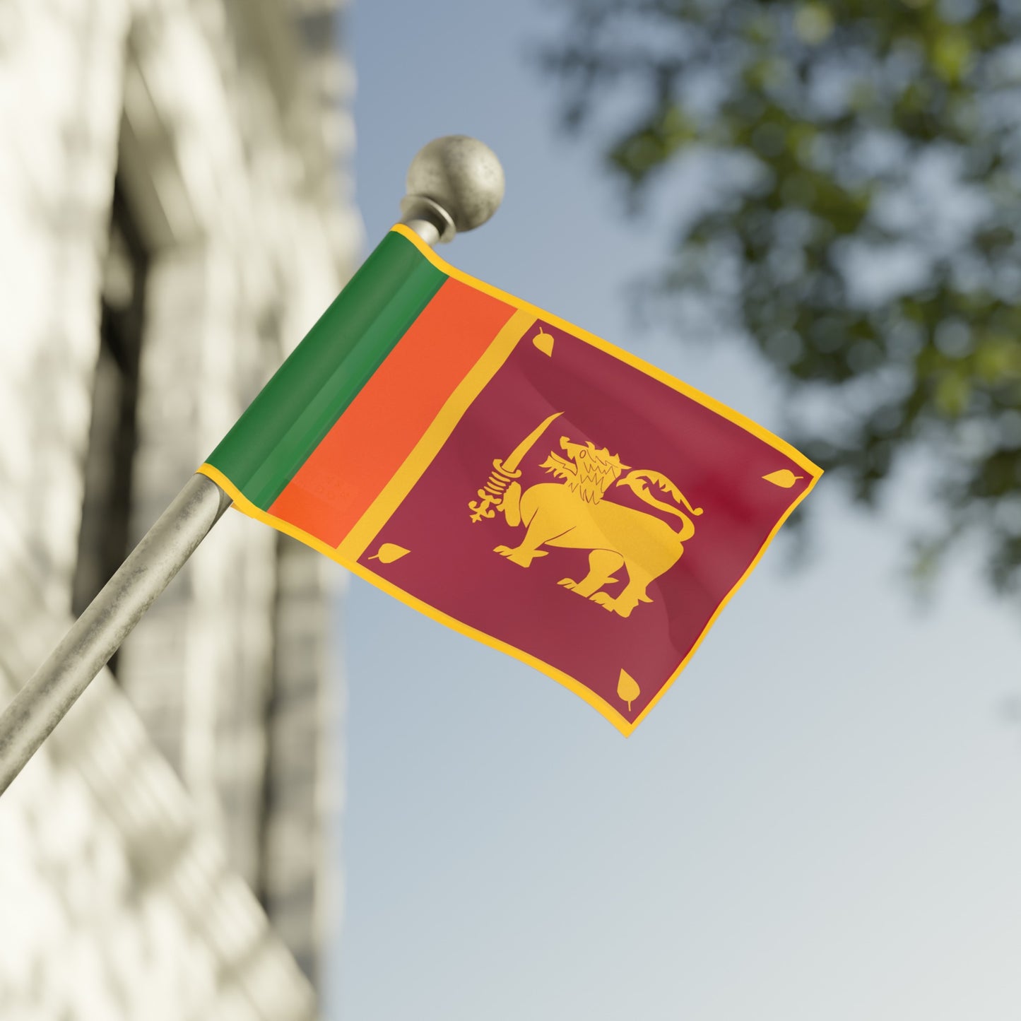 Flag Village Sri Lanka Flag 18" x 12" / 36" x 24" / 60" x 36"