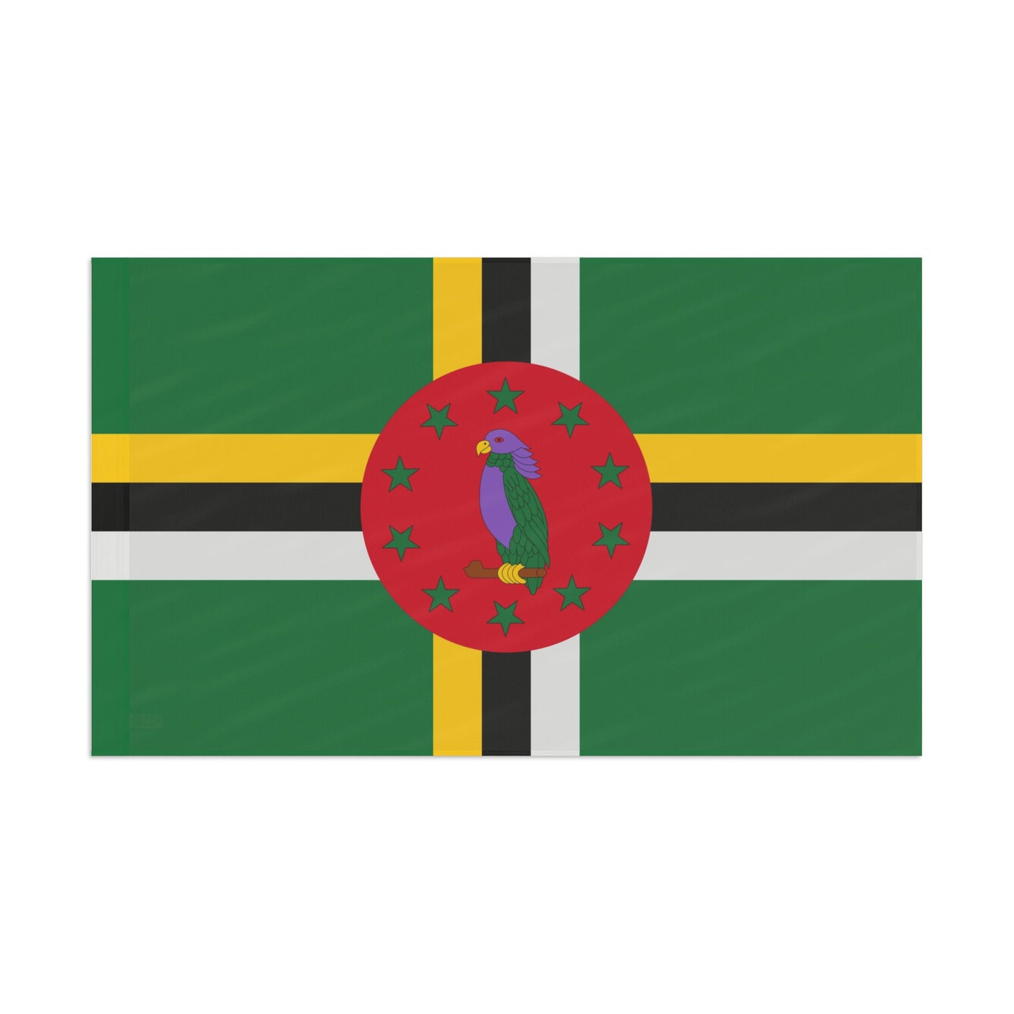 Flag Village Dominica Flag 18" x 12" / 36" x 24" / 60" x 36"