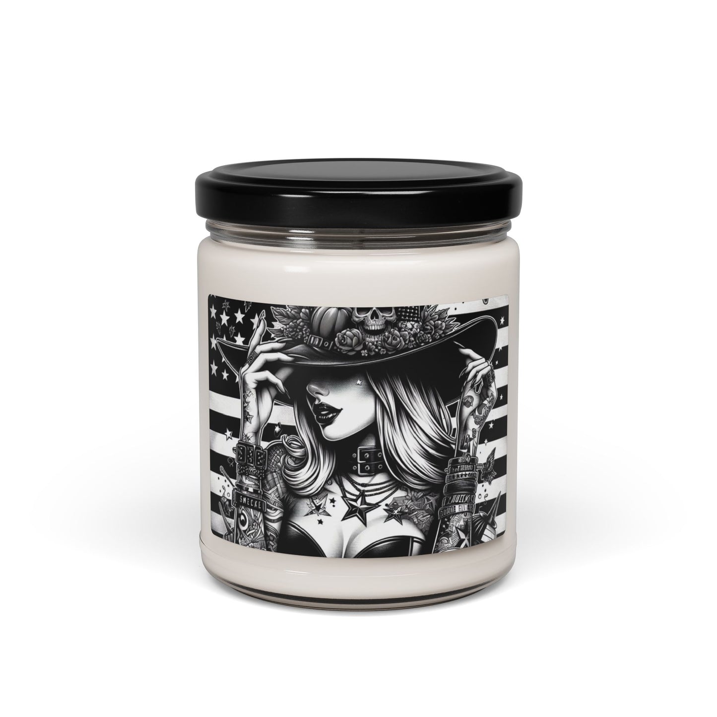 Flag Village Halloween Pretty Witch Scented Soy Candle, 9oz HW0012