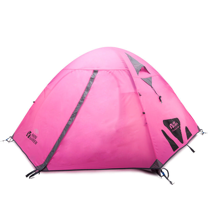 Flag Village Tent Double Double Aluminum Pole Camping Outdoor Camping