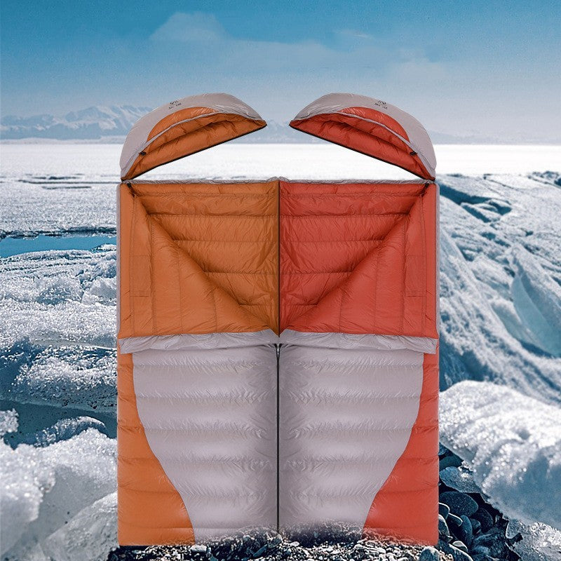 Flag Village Outdoor Camping Envelope Down Sleeping Bag