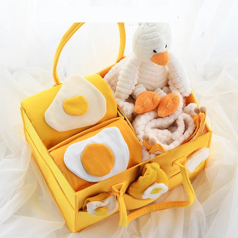 Flag Village Newborn Gift Box Summer Baby Suit Newborn Dress Princess Full Moon Gift Newborn Baby Supplies