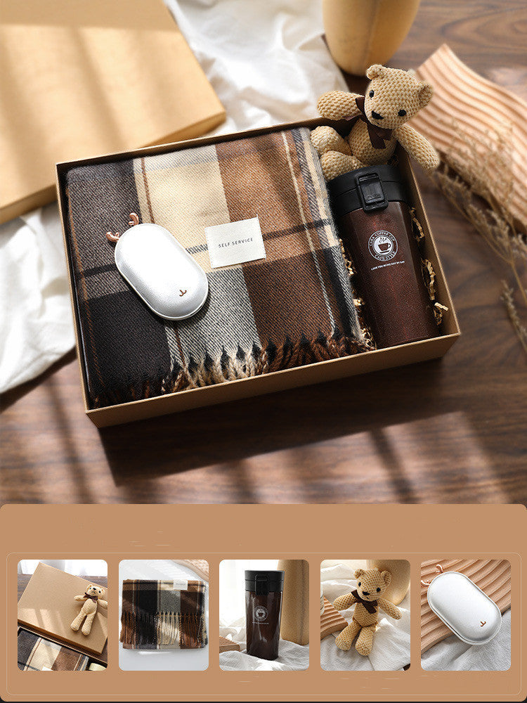 Flag Village Men's Practical Scarf Gift Box Set