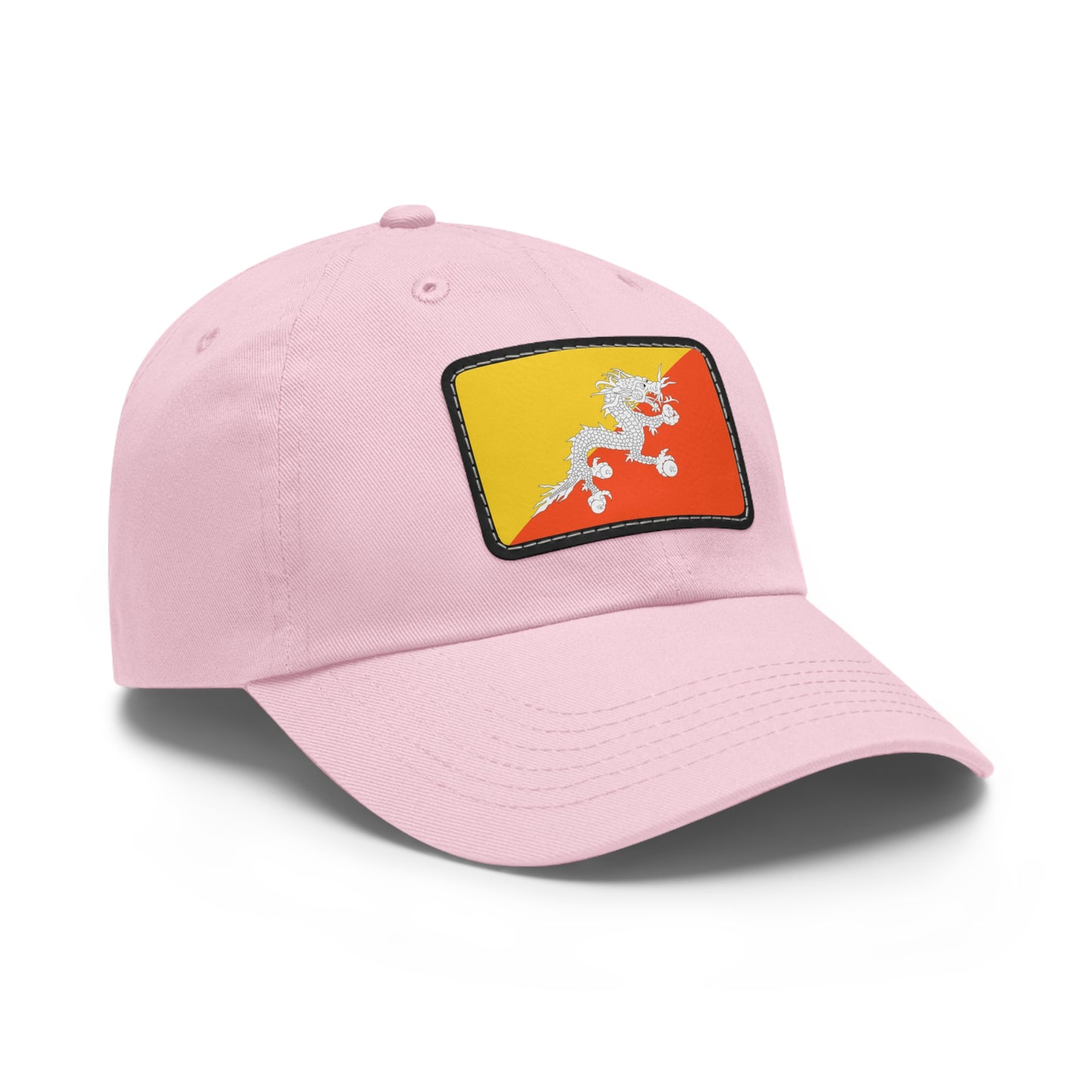 Flag Village Bhutan Flag Hat Cap with Leather Patch