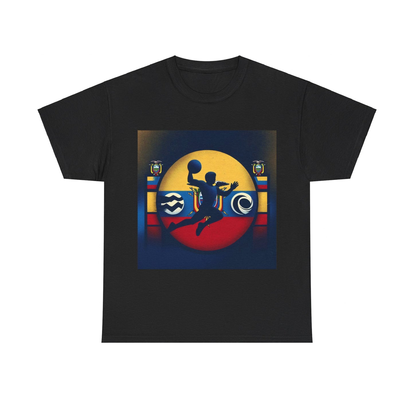 Flag Village Ecuador Sporting Flag T-SHIRT Heavy Cotton Tee ECU0005