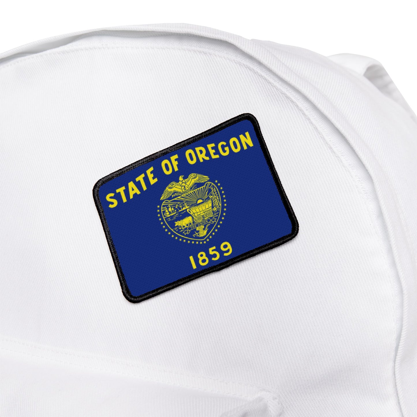 Flag Village Oregon (obverse) State Flag Embroidery Iron-On Patches