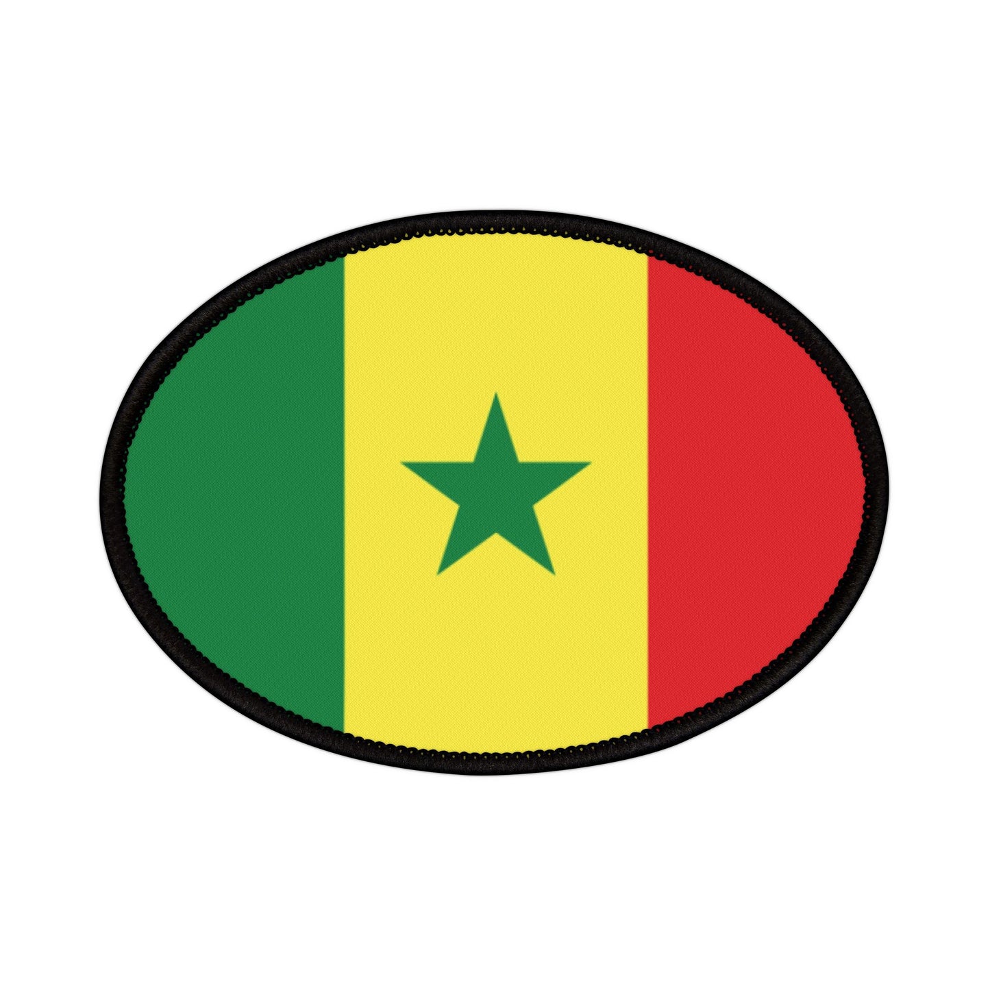 Flag Village Senegal Flag Embroidery Iron-On Patches