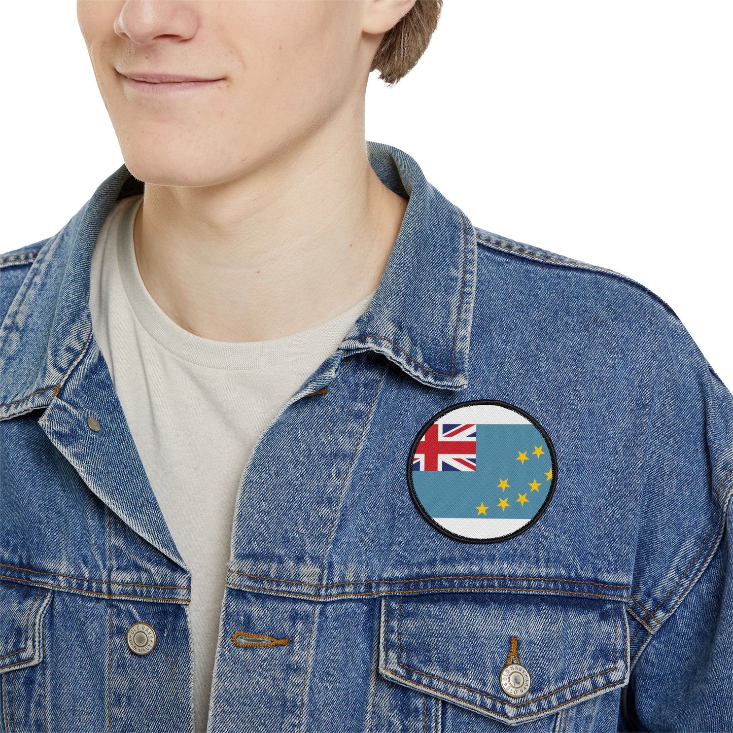 Flag Village Tuvalu Flag Embroidery Iron-On Patches