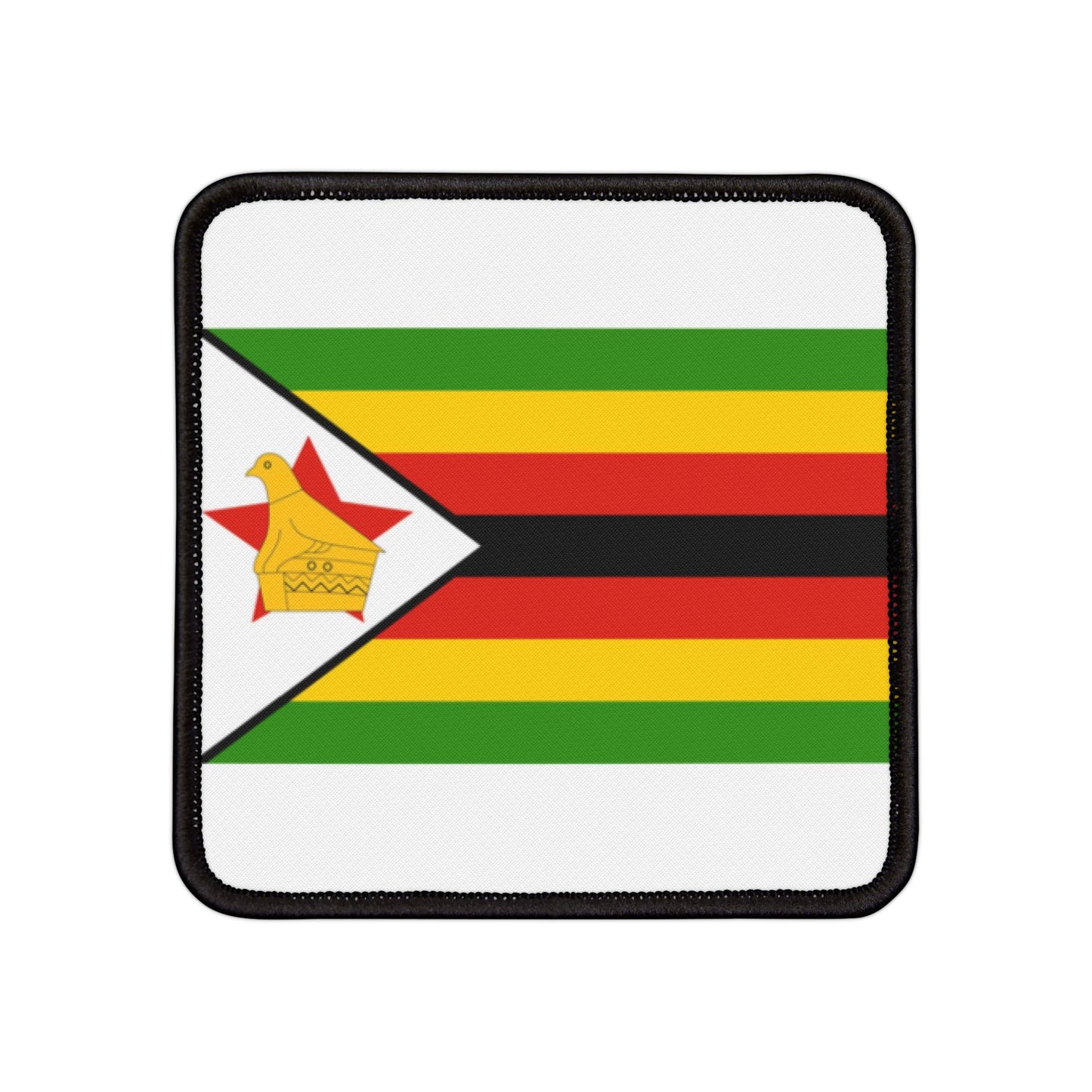 Flag Village Zimbabwe Flag Embroidery Iron-On Patches