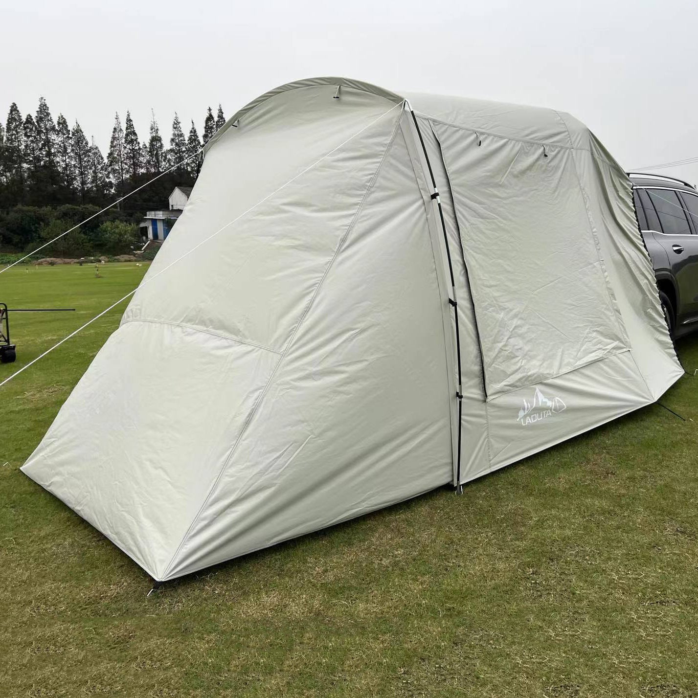 Flag Village Outdoor Self-driving Travel Camping Barbecue Car Tail Extension Tent Multi-person Rain-proof Sunshade Trunk Tent