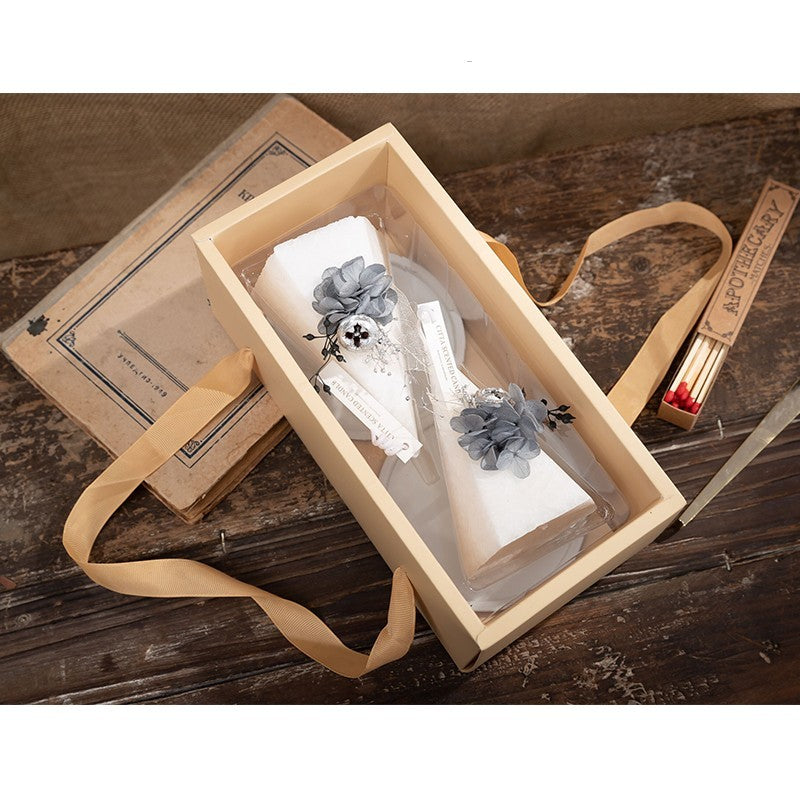 Flag Village Christmas Tree Aromatherapy Candle Gift Box Set