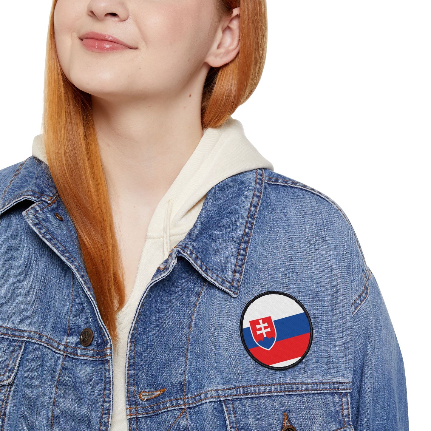 Flag Village Slovakia Flag Embroidery Iron-On Patches