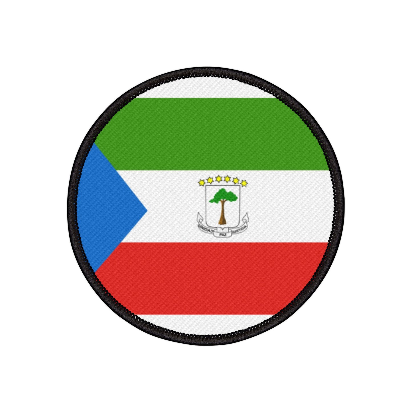 Flag Village Equatorial Guinea Flag Embroidery Iron-On Patches