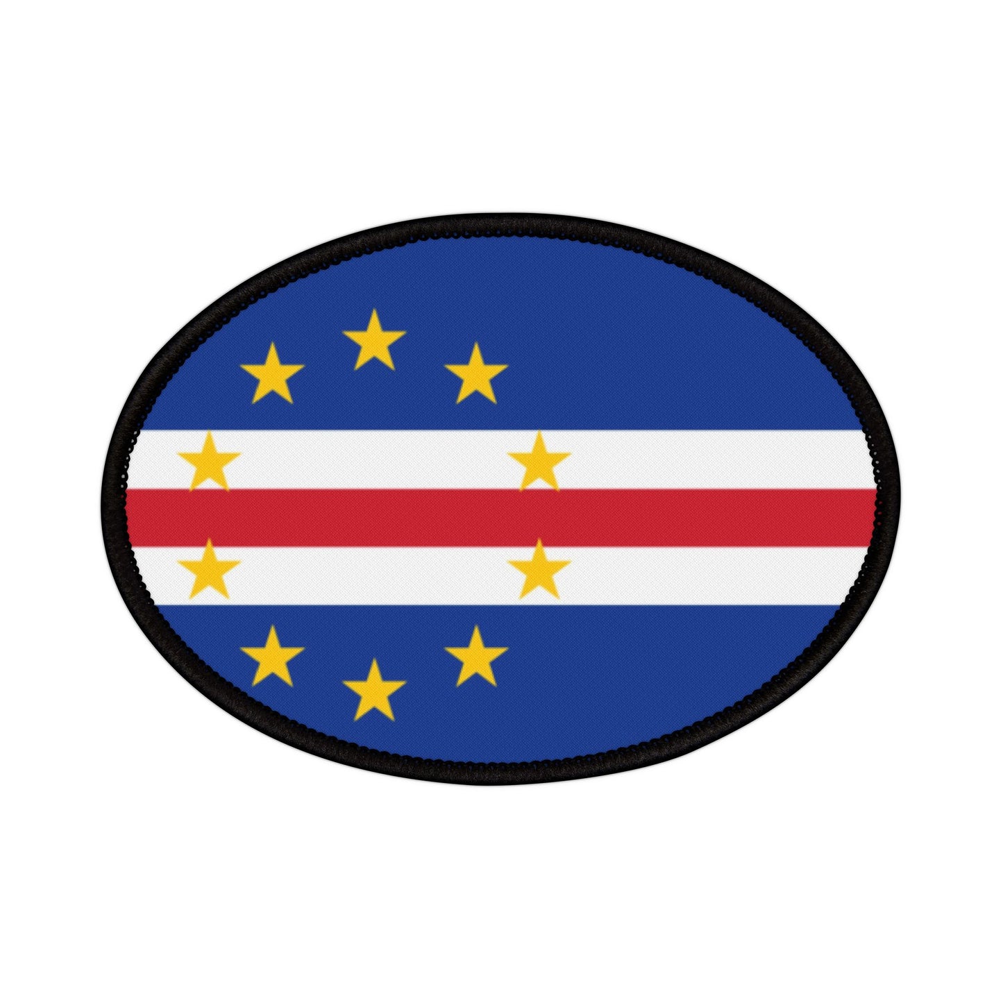 Flag Village Cape Verde Flag Embroidery Iron-On Patches