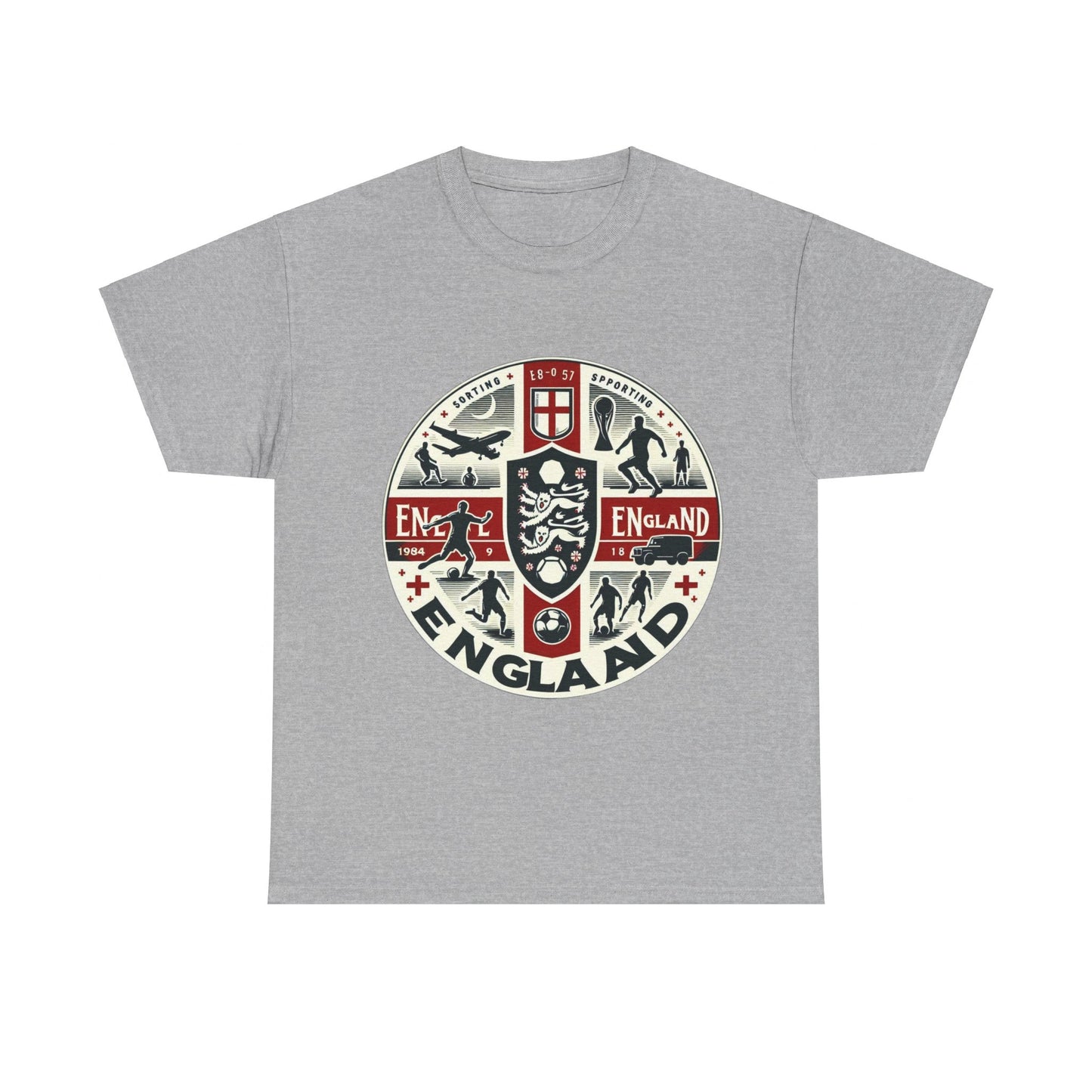 Flag Village England Sporting Flag T-SHIRT Heavy Cotton Tee GBR0006