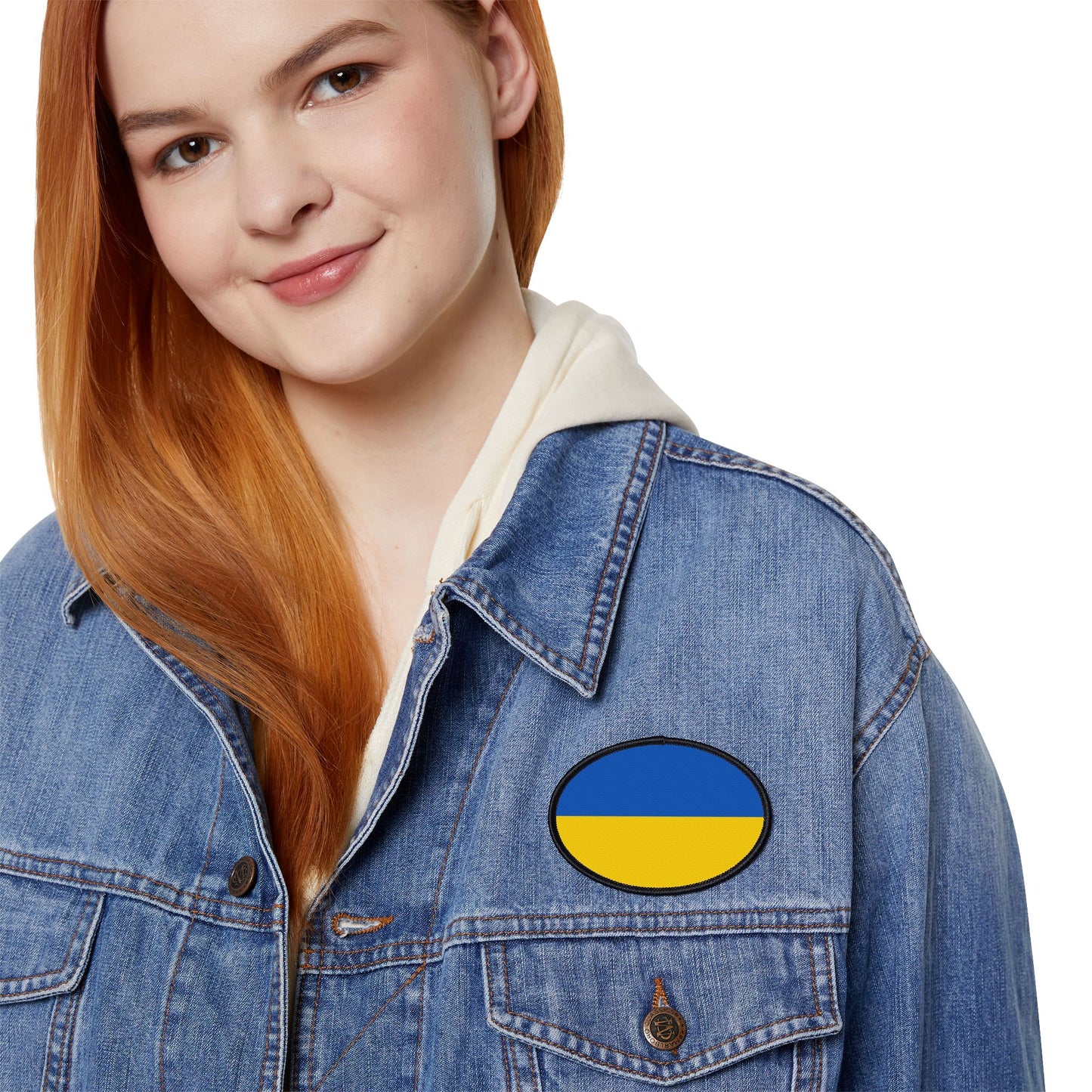 Flag Village Ukraine Flag Embroidery Iron-On Patches