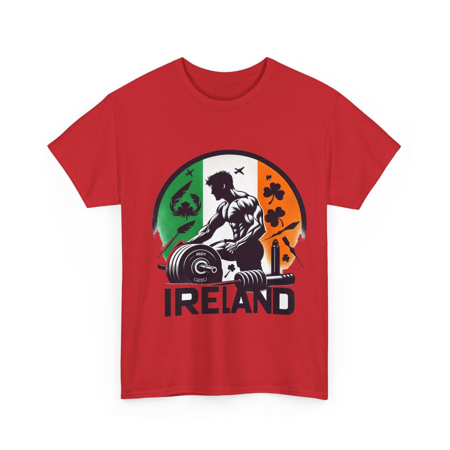 Flag Village Ireland Sporting Flag T-SHIRT Heavy Cotton Tee IRL0001