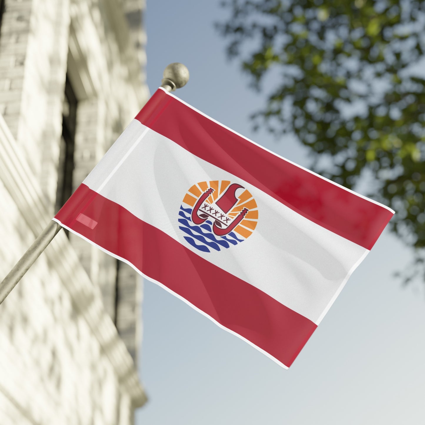 Flag Village Polynesia(French Polynesia) Flag 18" x 12" / 36" x 24" / 60" x 36"
