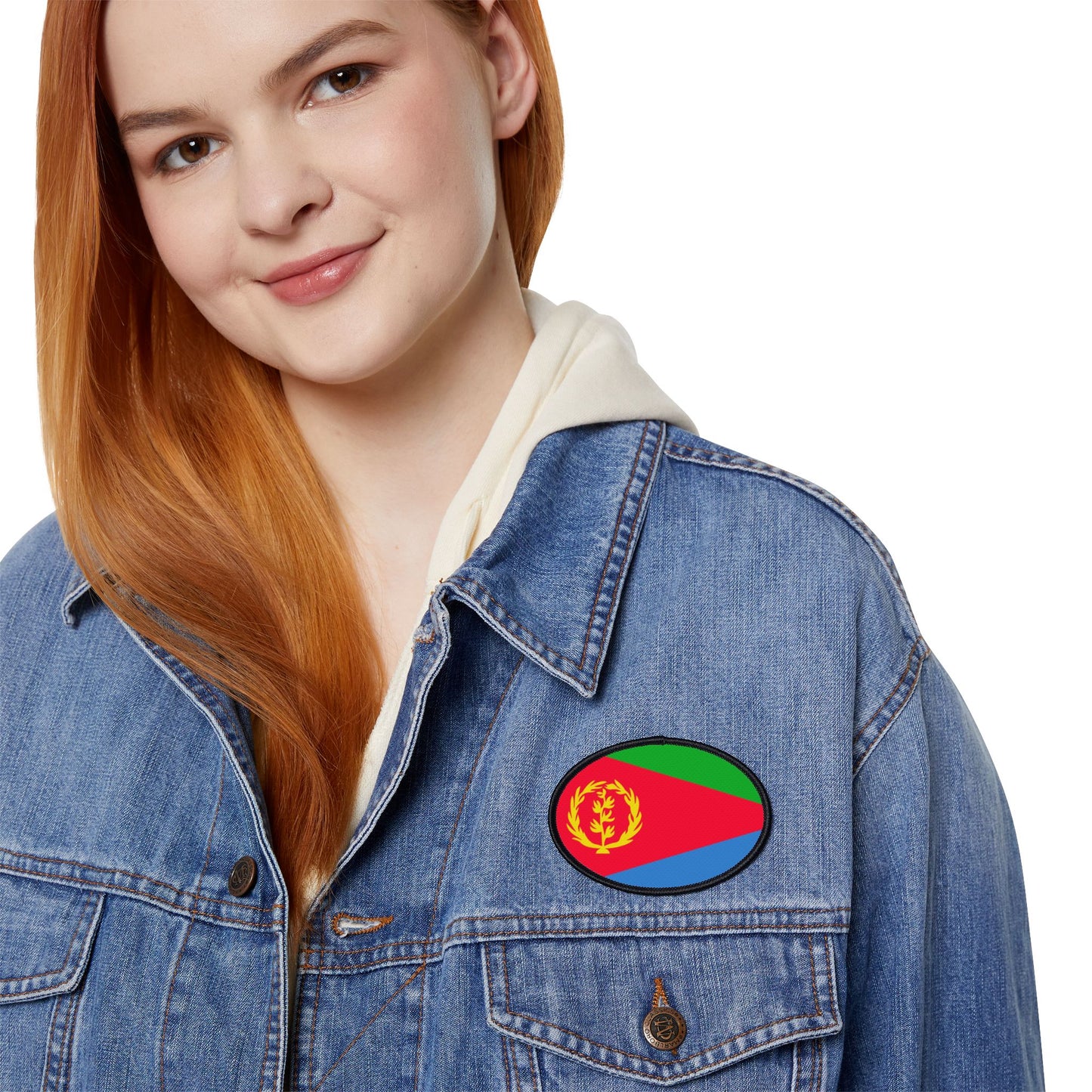 Flag Village Eritrea Flag Embroidery Iron-On Patches