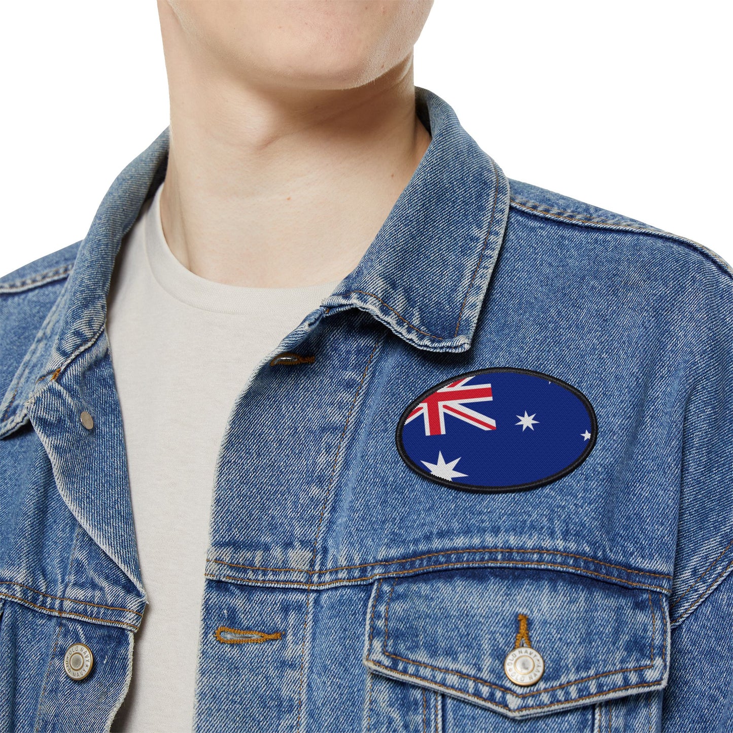 Flag Village Australia Flag Embroidery Iron-On Patches