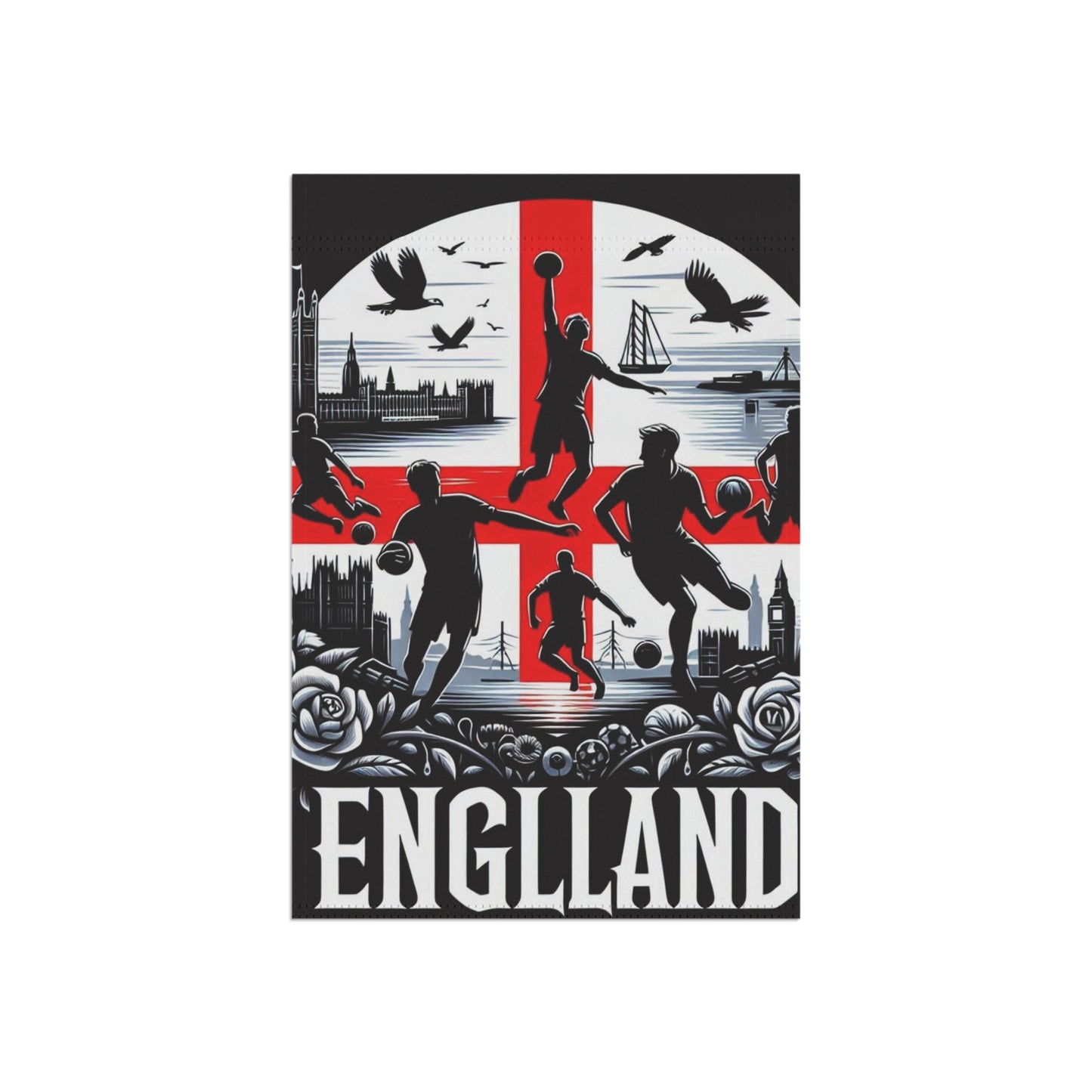 Flag Village ENGLAND Flag Sporting Garden & House Banner GBR0010