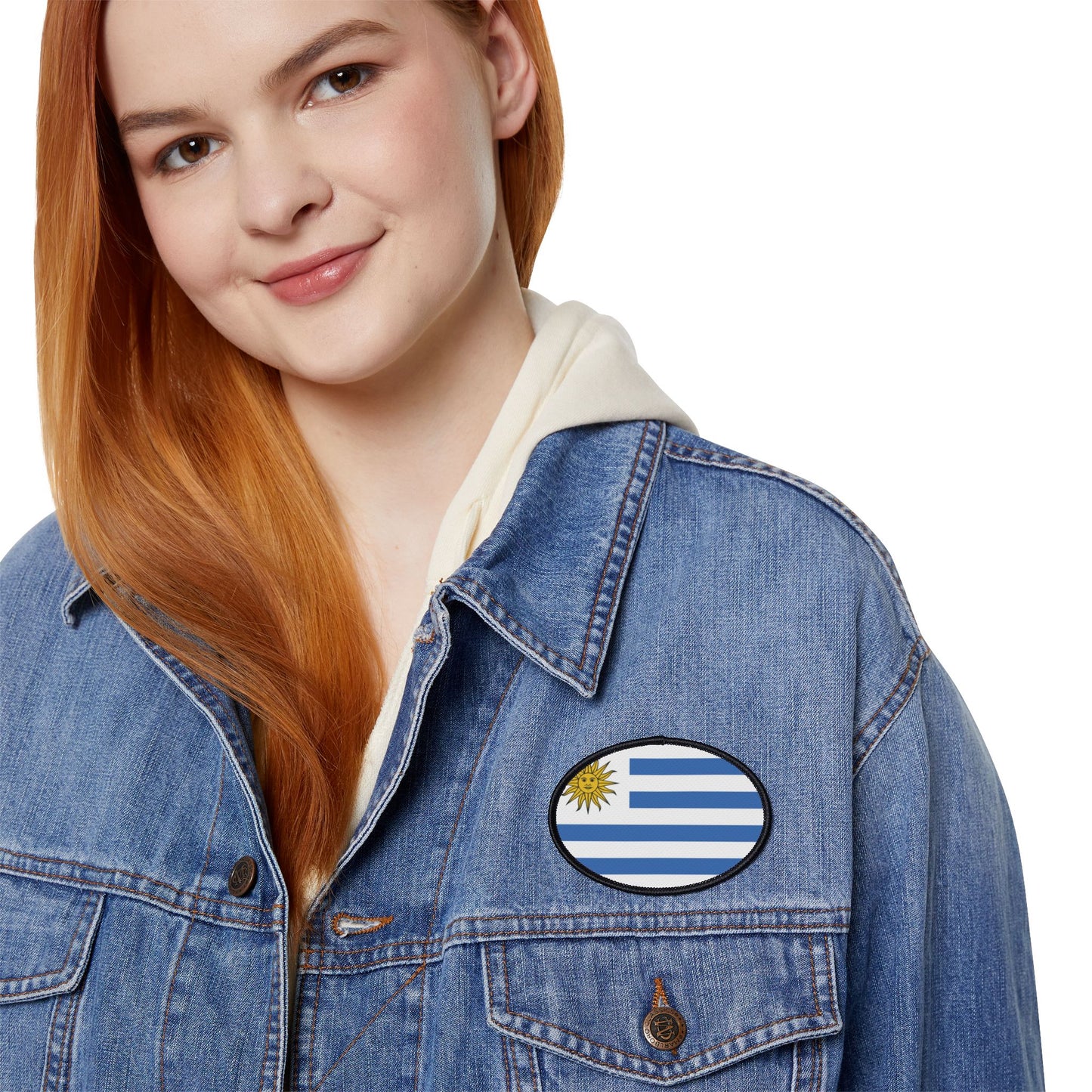 Flag Village Uruguay Flag Embroidery Iron-On Patches