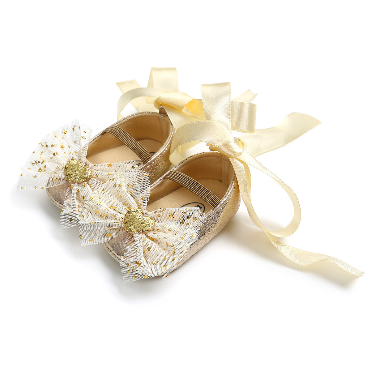 Flag Village Cute butterfly baby gift box with baby shoes princess shoes headdress Crown