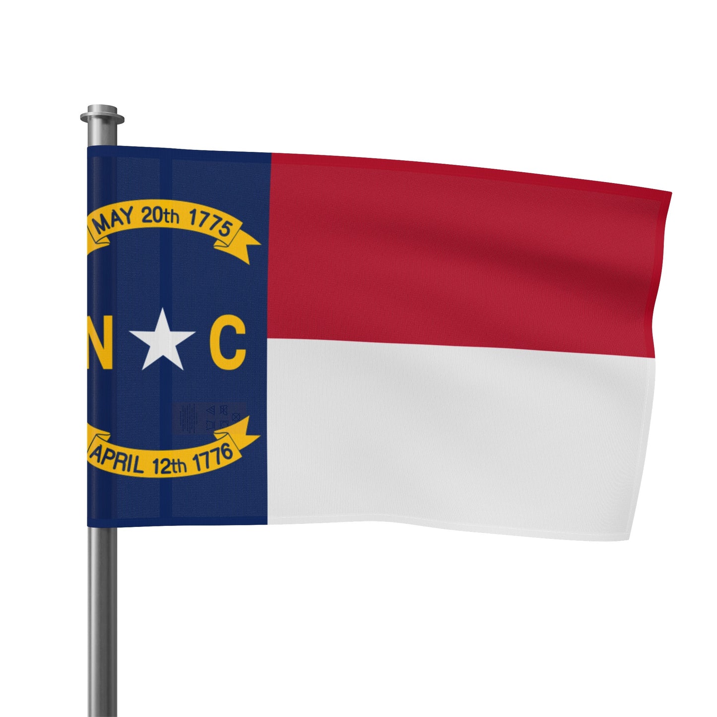 Flag Village USA North Carolina State Flag 18" x 12" / 36" x 24" / 60" x 36"