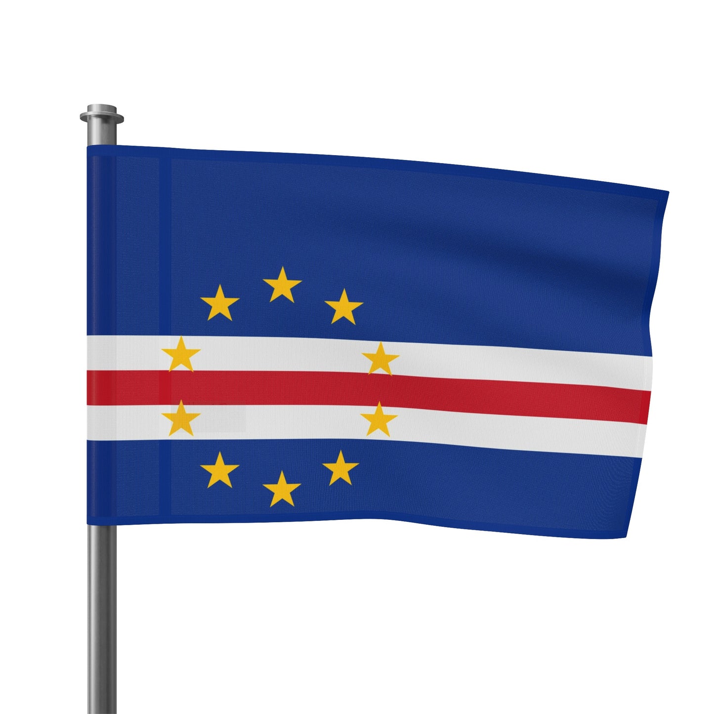 Flag Village Cape Verde Flag 18" x 12" / 36" x 24" / 60" x 36"