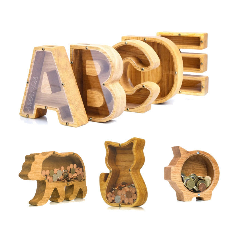 Flag Village Animals Alphabet Piggy Bank Holiday Gifts Boys And Girls Gifts