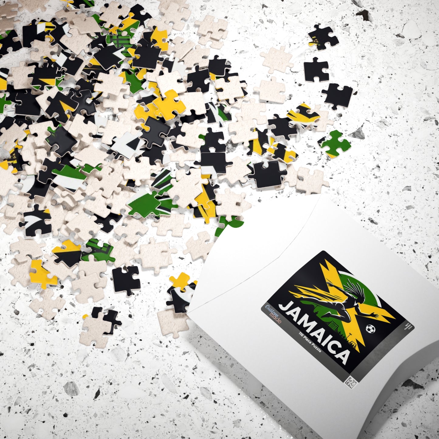 Flag Village JAMAICA Sporting Flag Puzzle (110, 252, 520, 1014-piece) JAM0007