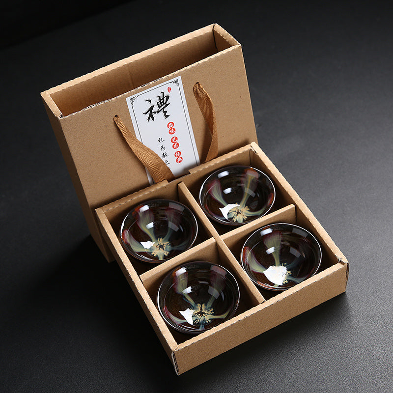 Flag Village Family Kungfu Tea Set Gift Box