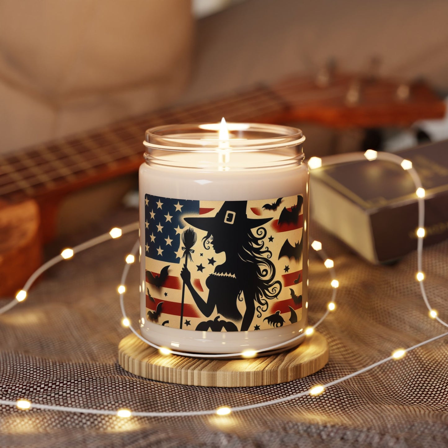 Flag Village Halloween Pretty Witch Scented Soy Candle, 9oz HW0039