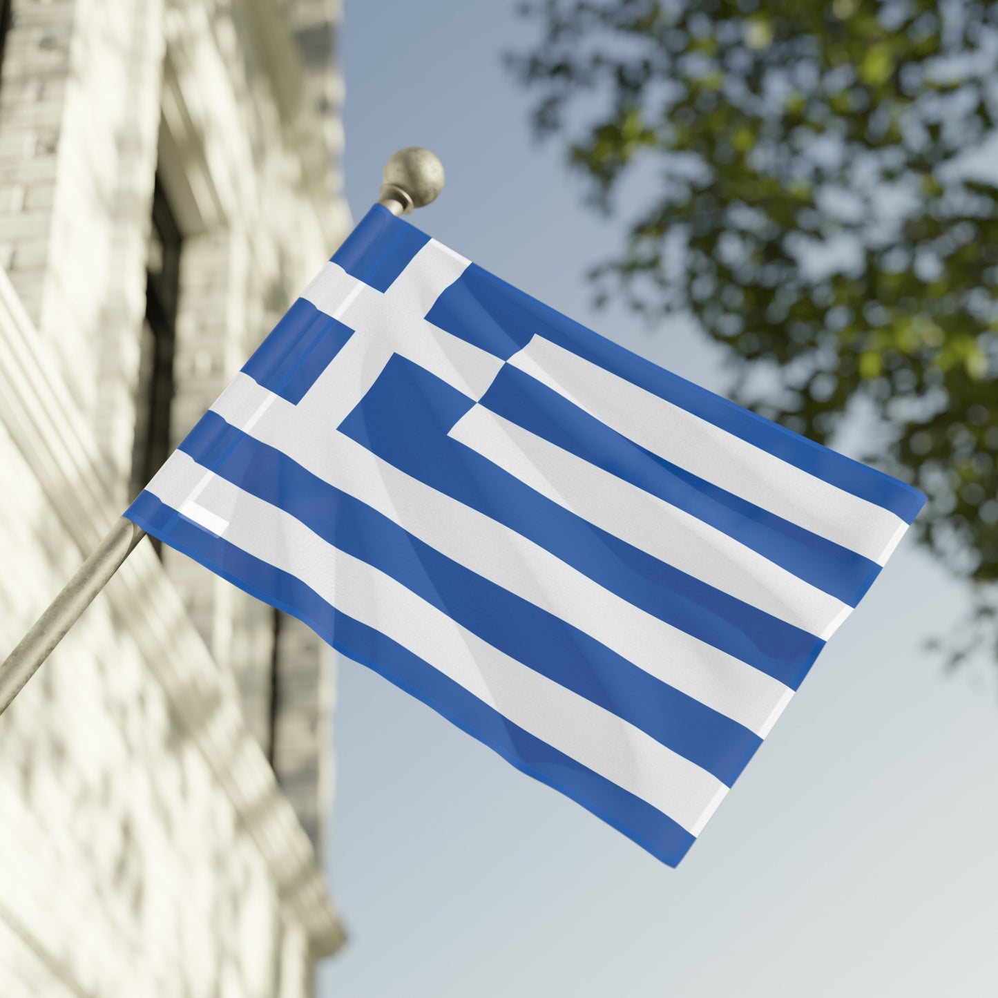Flag Village Greece Flag 18" x 12" / 36" x 24" / 60" x 36"