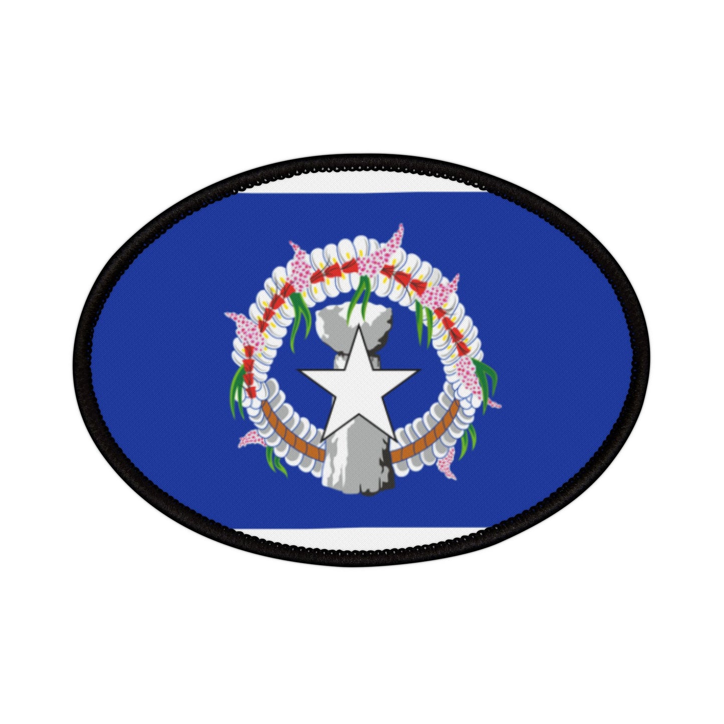 Flag Village Northern Mariana Islands State Flag Embroidery Iron-On Patches