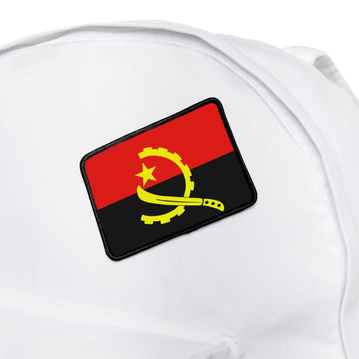 Flag Village Angola Flag Embroidery Iron-On Patches