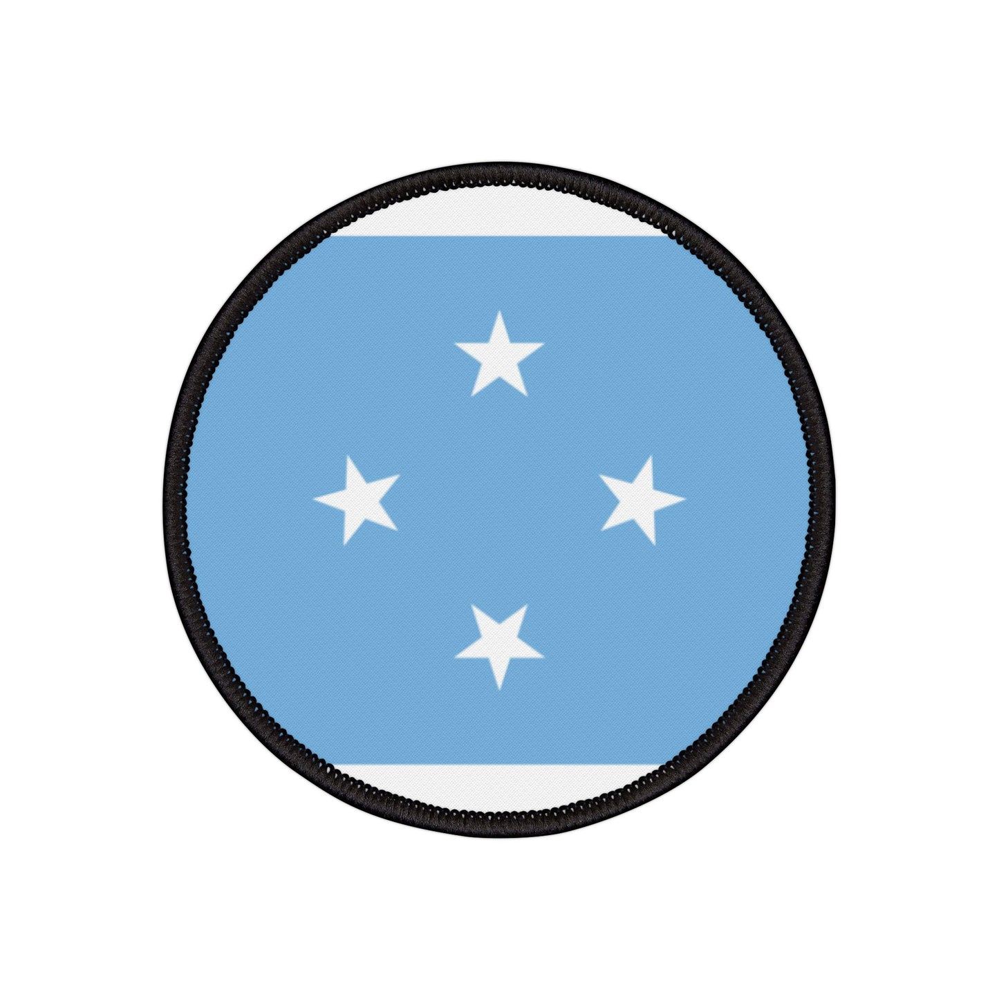 Flag Village Micronesia Flag Embroidery Iron-On Patches
