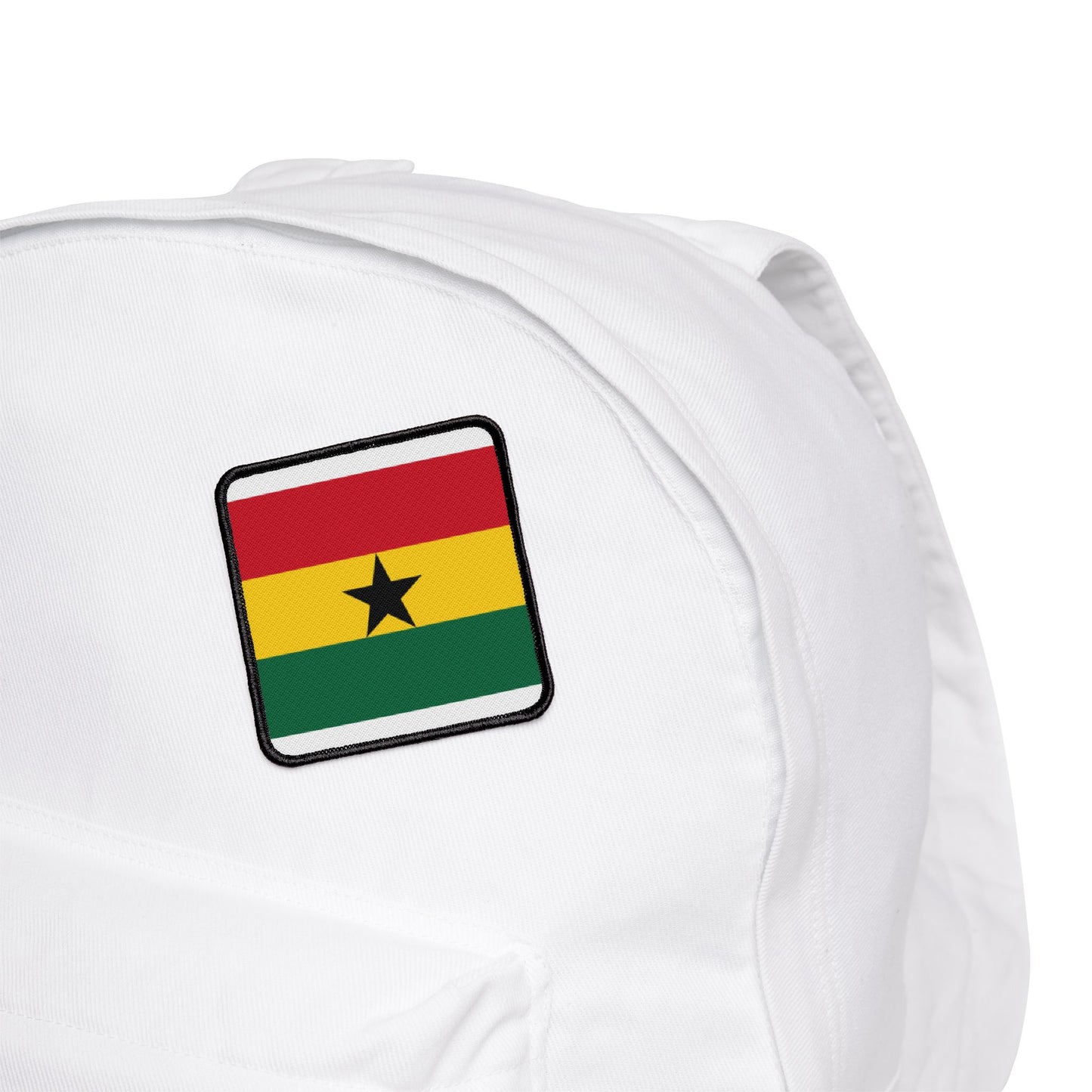 Flag Village Ghana Flag Embroidery Iron-On Patches