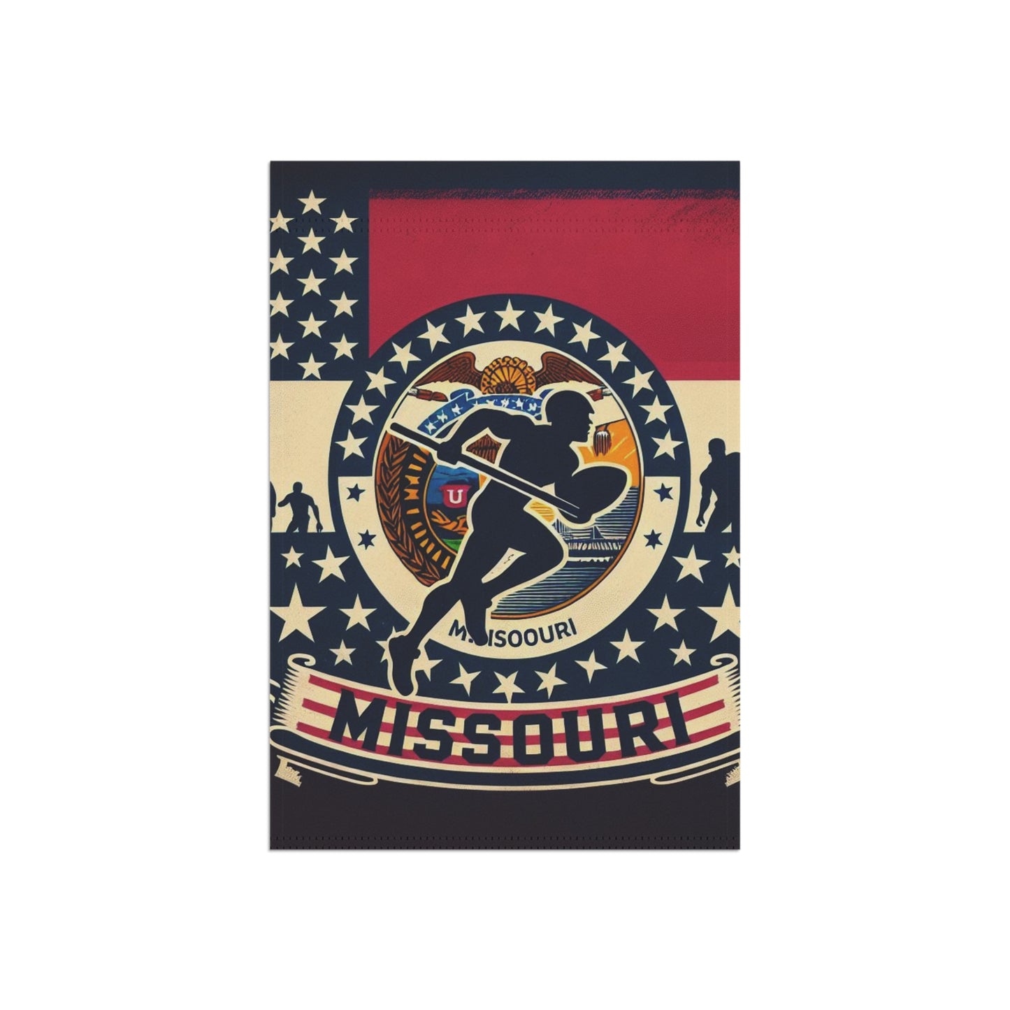 Flag Village Missouri State Flag Sporting Garden & House Banner MO0003